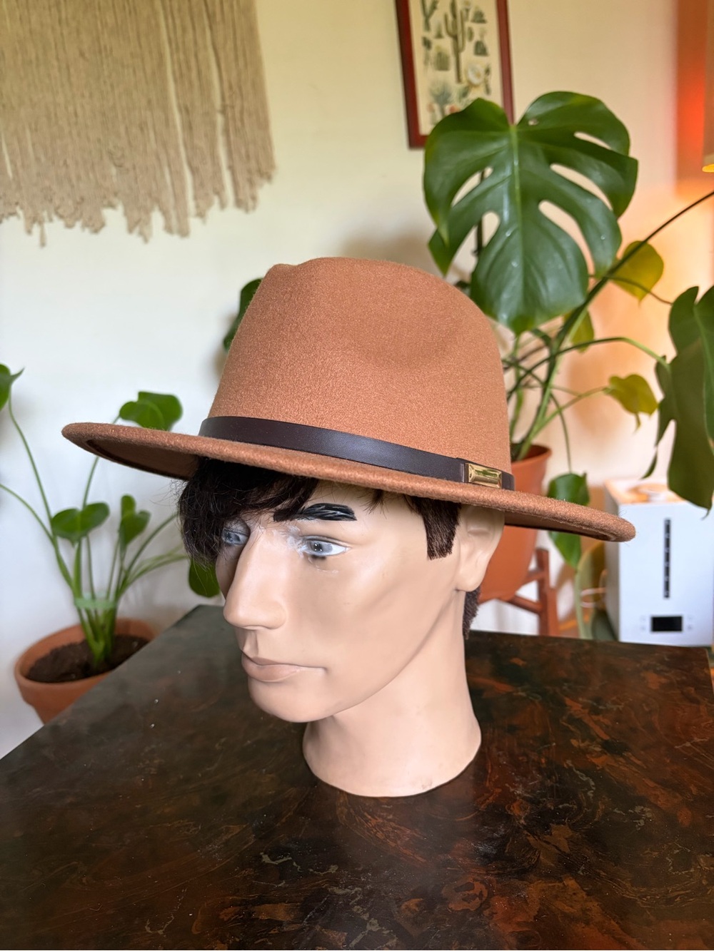 Wide Brimmed Fedora Hat
